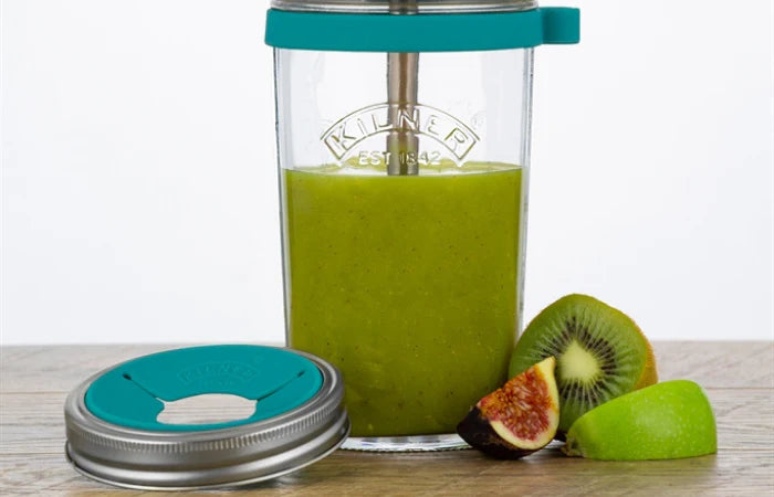 Kiwi, Fig, Banana and Apple Smoothie