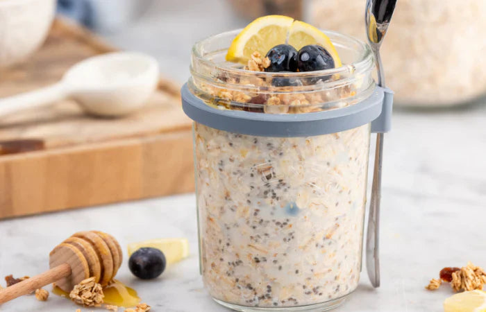 Lemon Blueberry Overnight Oats