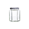 Hexagonal Twist Top Jar, 280ml (CDU of 12)