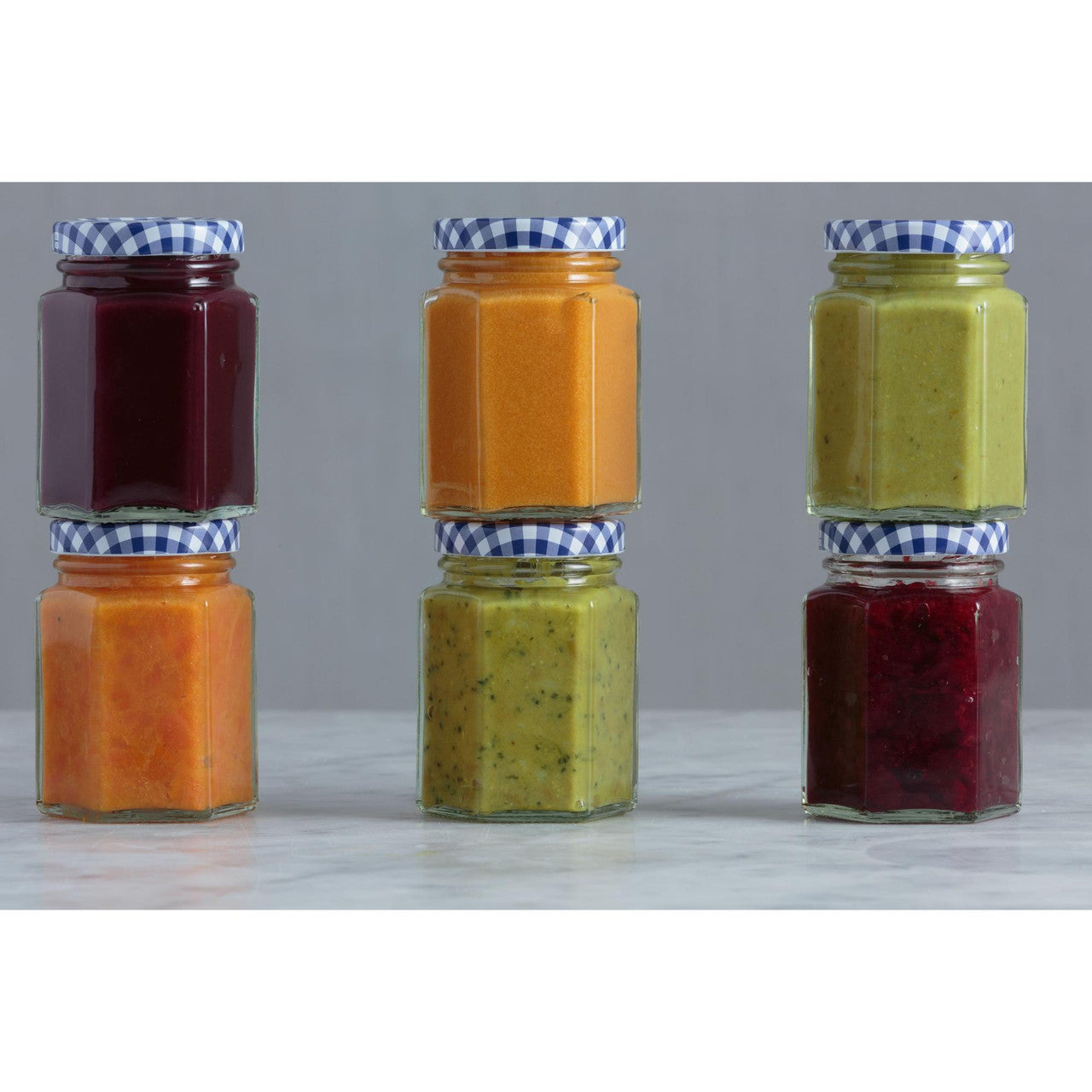 Hexagonal Twist Top Jar (CDU of 12), 280ml