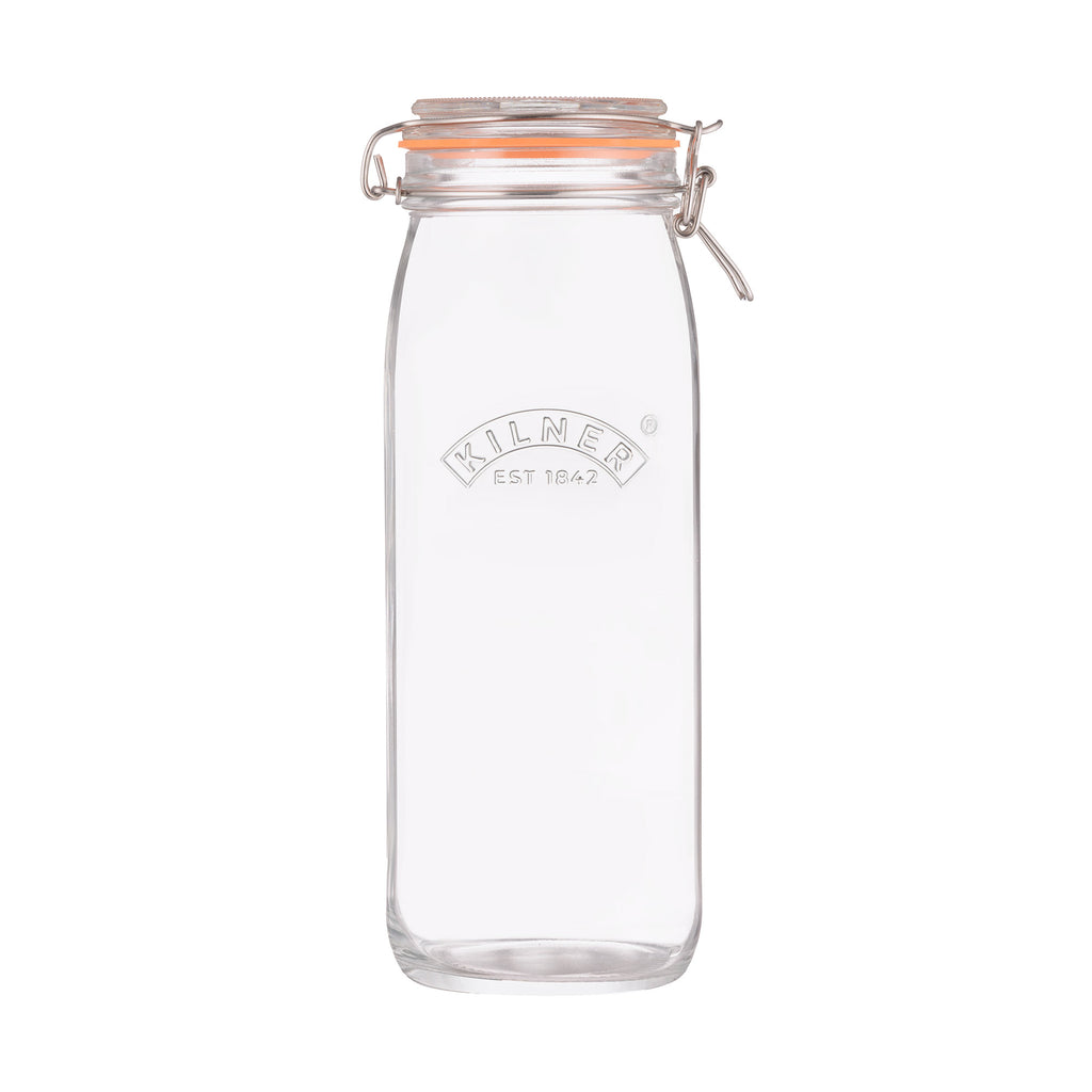 Round Clip Top Jar, 2.1 Litre
