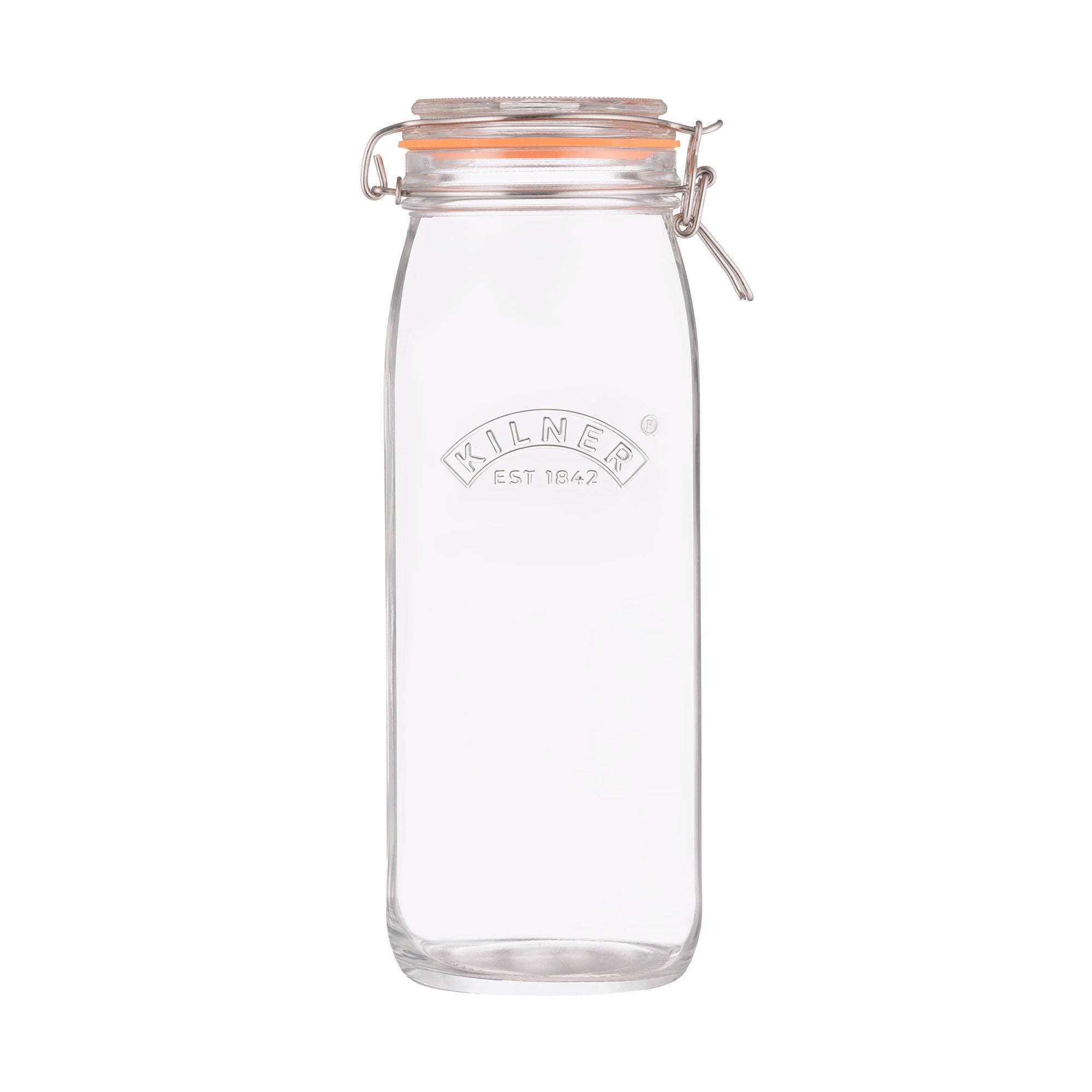 Round Clip Top Jar, 2.1 Litre