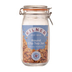 Round Clip Top Jar, 1.5 Litre