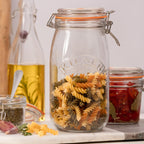 Round Clip Top Jar, 2 Litre