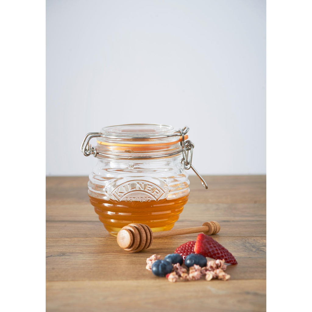 Honey Pot with Drizzler Spoon, 400ml