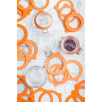 Replacement Standard Rubber Seals (Pack of 6), Suitable for 0.35, 0.5, 1, 1.5, 2 Litre Jar