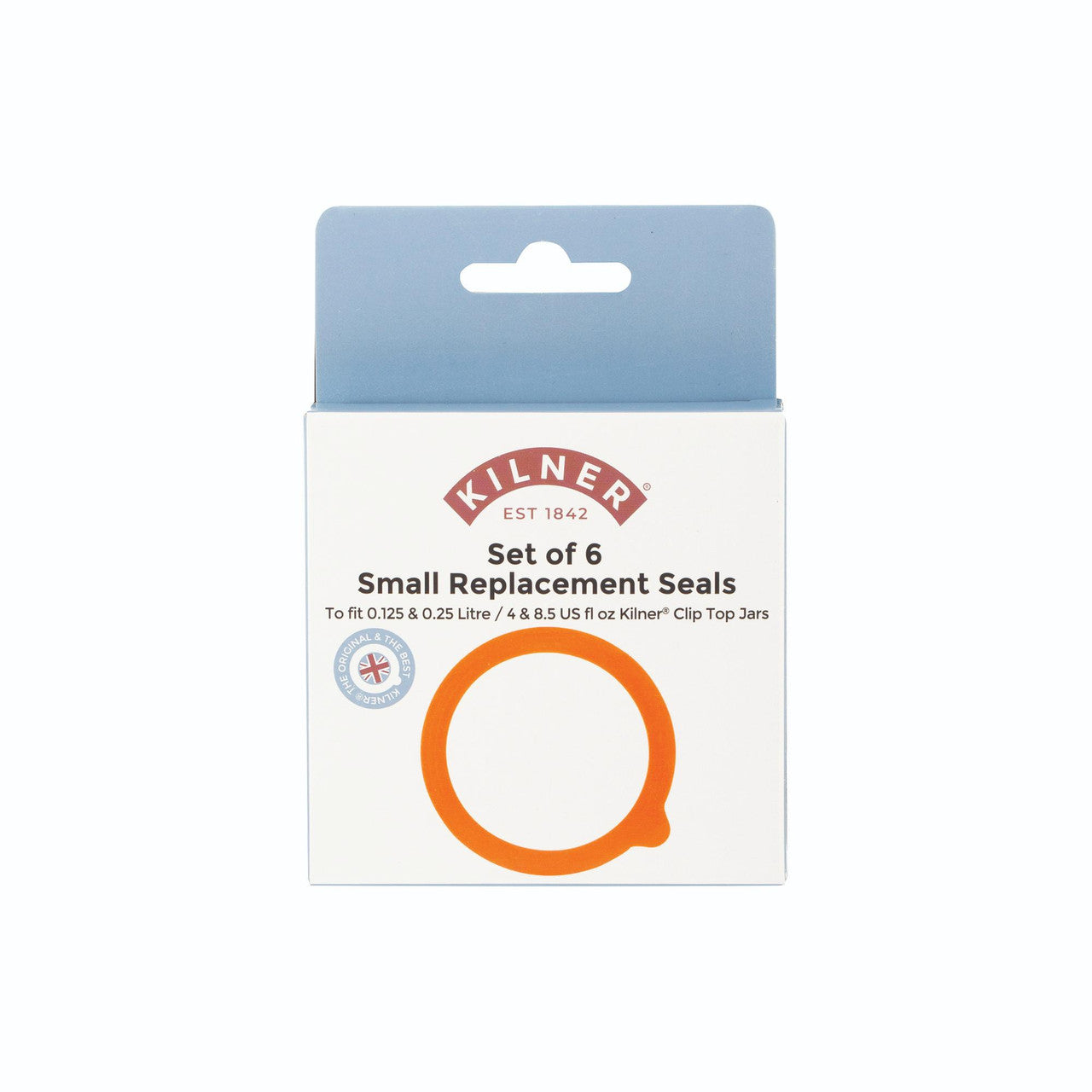 Replacement Small Rubber Seals (Pack of 6),  Suitable for 125ml Jar