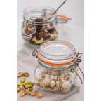 Square Clip Top Jar, 250ml / 9 x 8.5cm