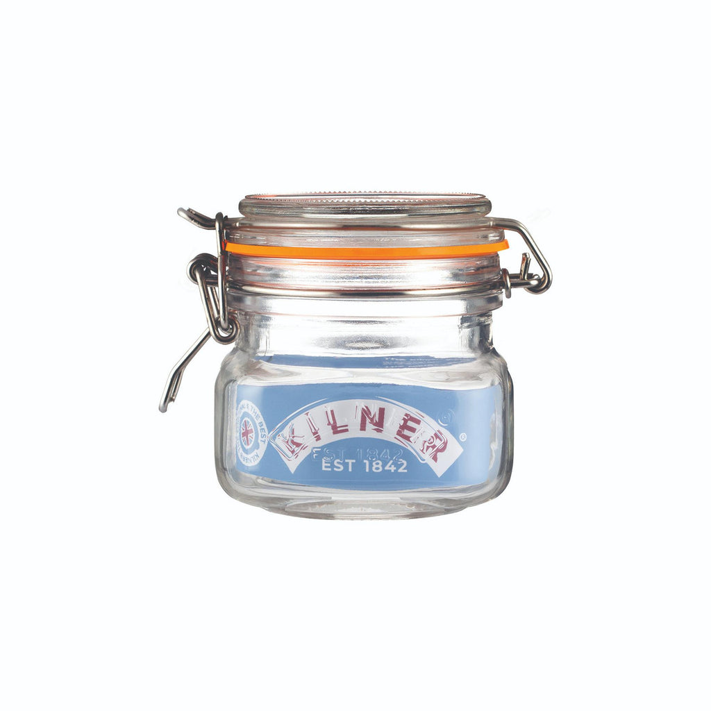 Square Clip Top Jar, 250ml / 9 x 8.5cm