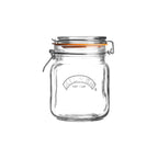 Square Clip Top Jar, 1 Litre