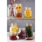 Square Clip Top Jar, 1 Litre