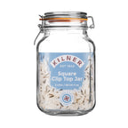 Square Clip Top Jar, 2 Litre