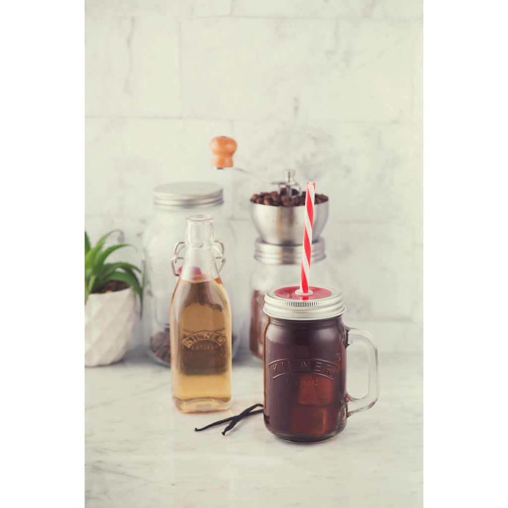 Square Clip Top Bottle, 250ml