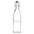 Square Clip Top Bottle, 1 Litre