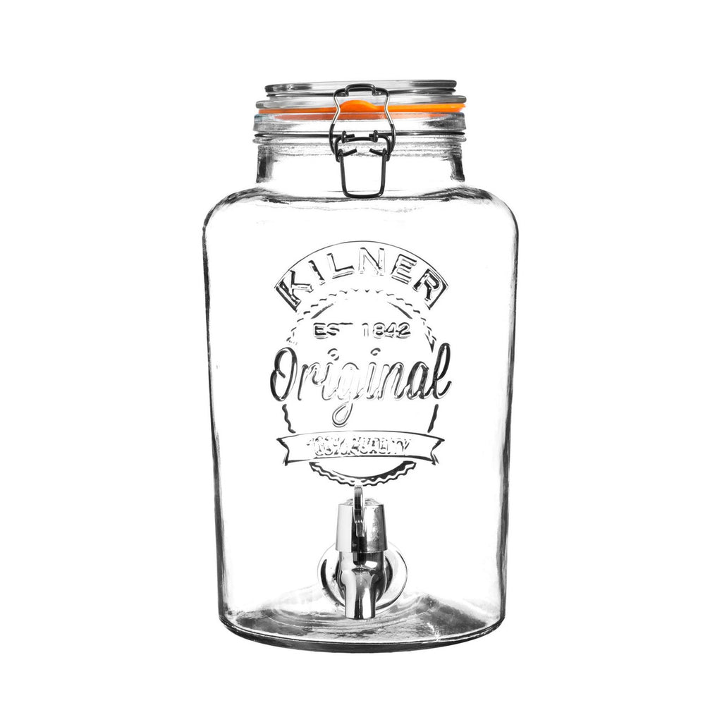 Round Storage Jar with Dispensing Tap, 5 Litre