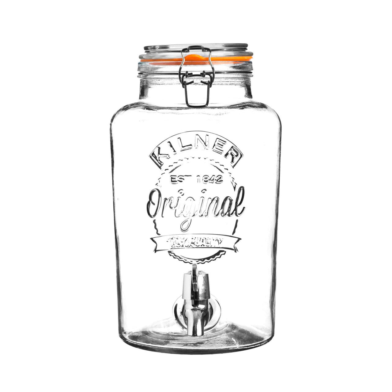 Round Storage Jar with Dispensing Tap, 5 Litre