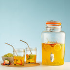 Round Storage Jar with Dispensing Tap, 5 Litre