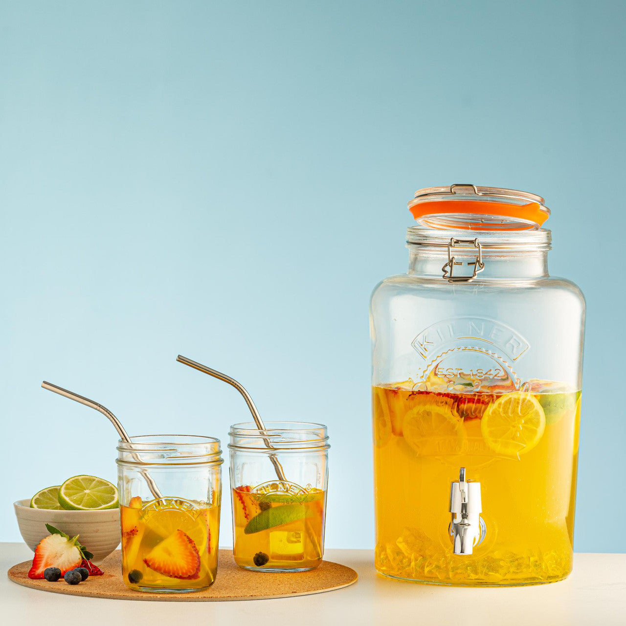 Round Storage Jar with Dispensing Tap, 5 Litre