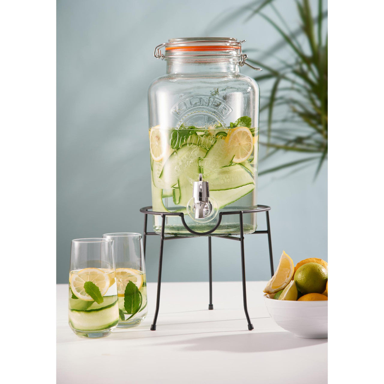 Round Storage Jar with Dispensing Tap, 5 Litre