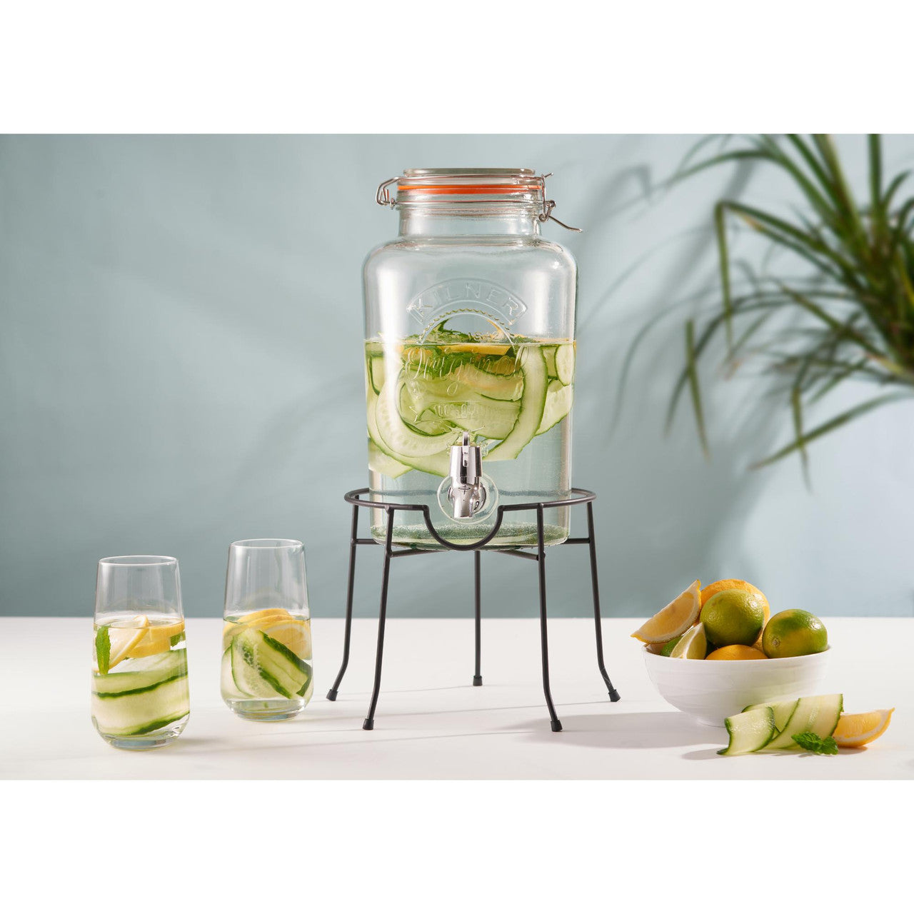 Round Storage Jar with Dispensing Tap, 5 Litre
