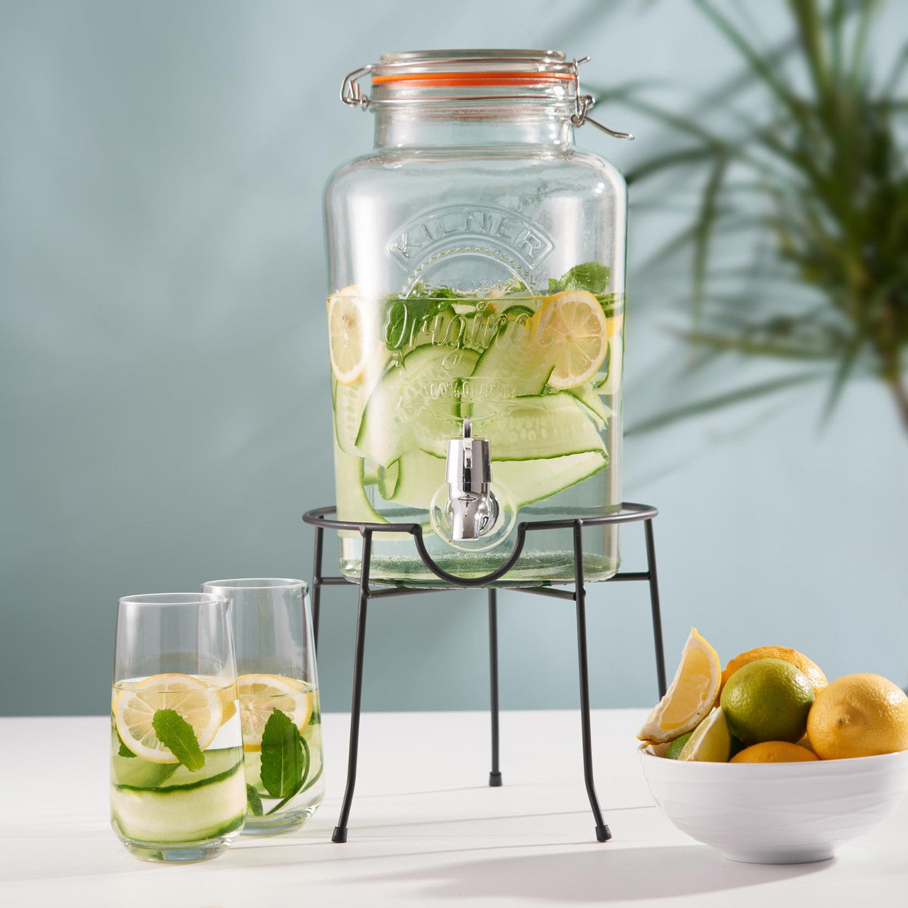 Round Storage Jar with Dispensing Tap, 5 Litre
