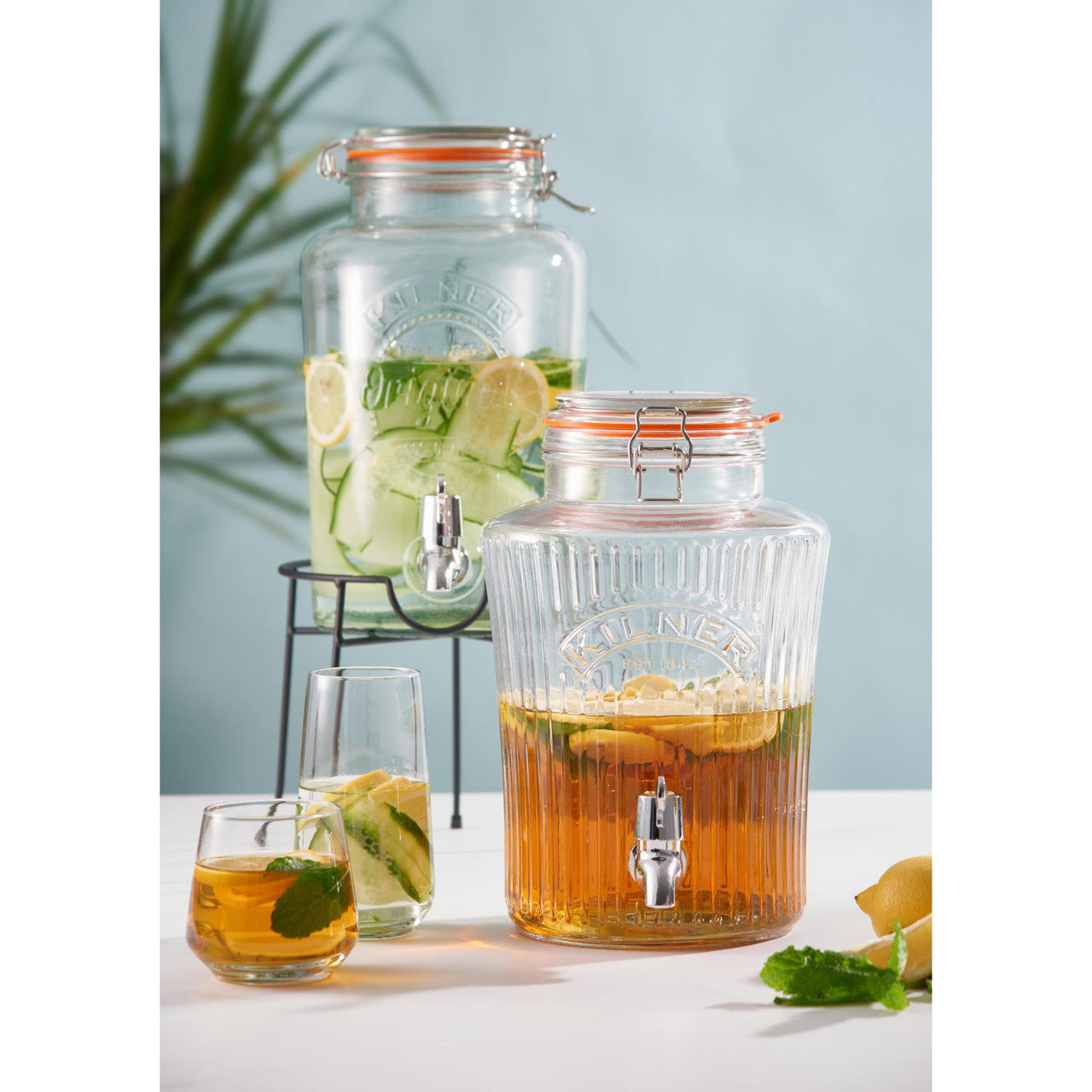 Round Storage Jar with Dispensing Tap, 5 Litre