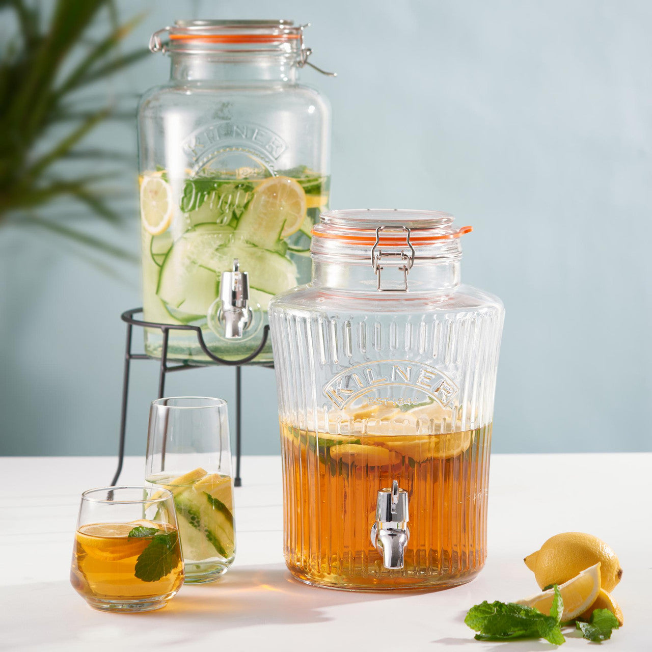 Round Storage Jar with Dispensing Tap, 5 Litre