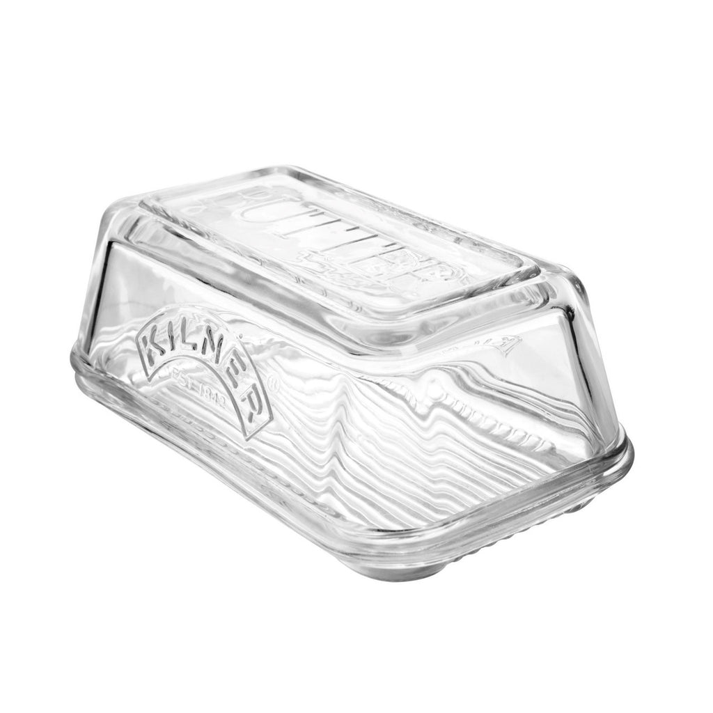 Glass Butter Dish And Lid