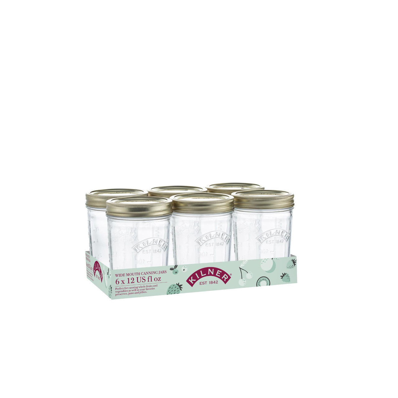 Wide Mouth Preserve Set of 6, 350ml