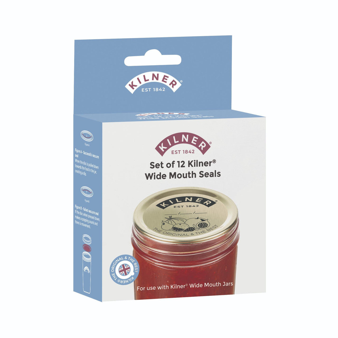 Wide Mouth Preserve Seals (Pack of 12)
