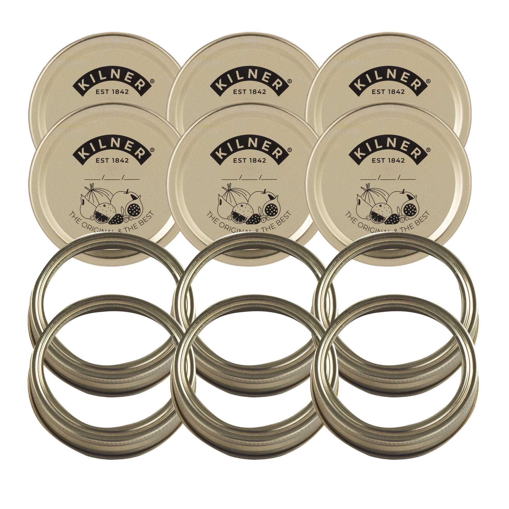 Kilner jar lids and seals