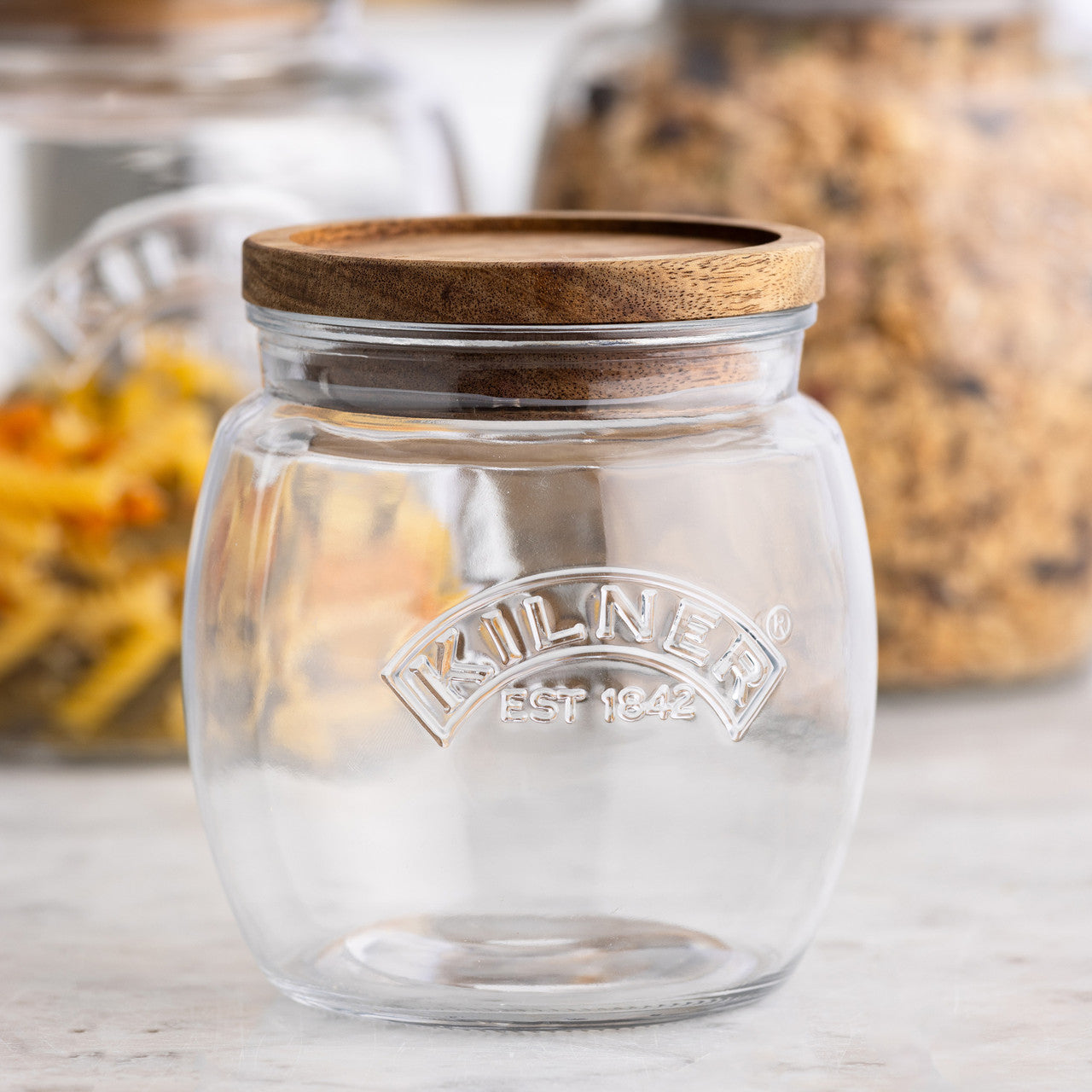 Universal Jar with Wooden Lid - 850ml