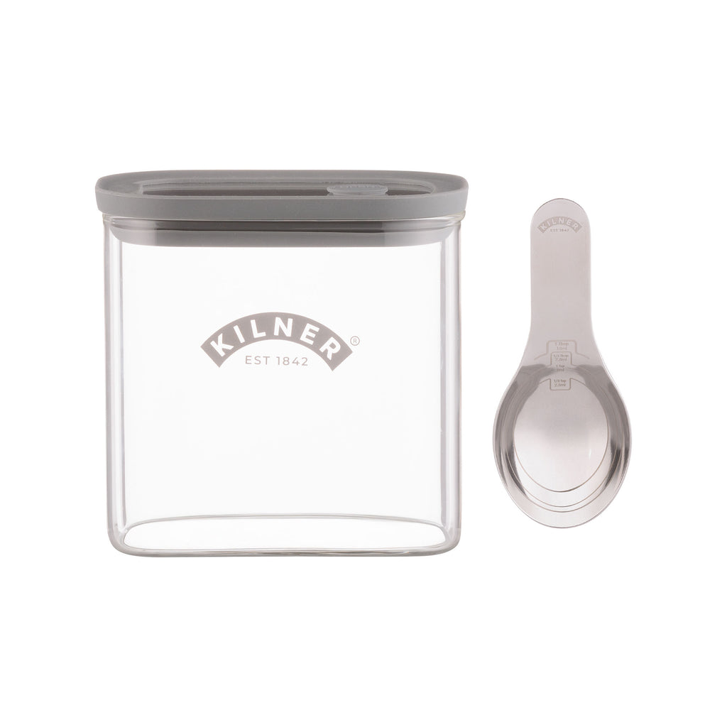 Fresh Storage Spice Jar with Spoon, 12 x 12 x 8cm / 700ml