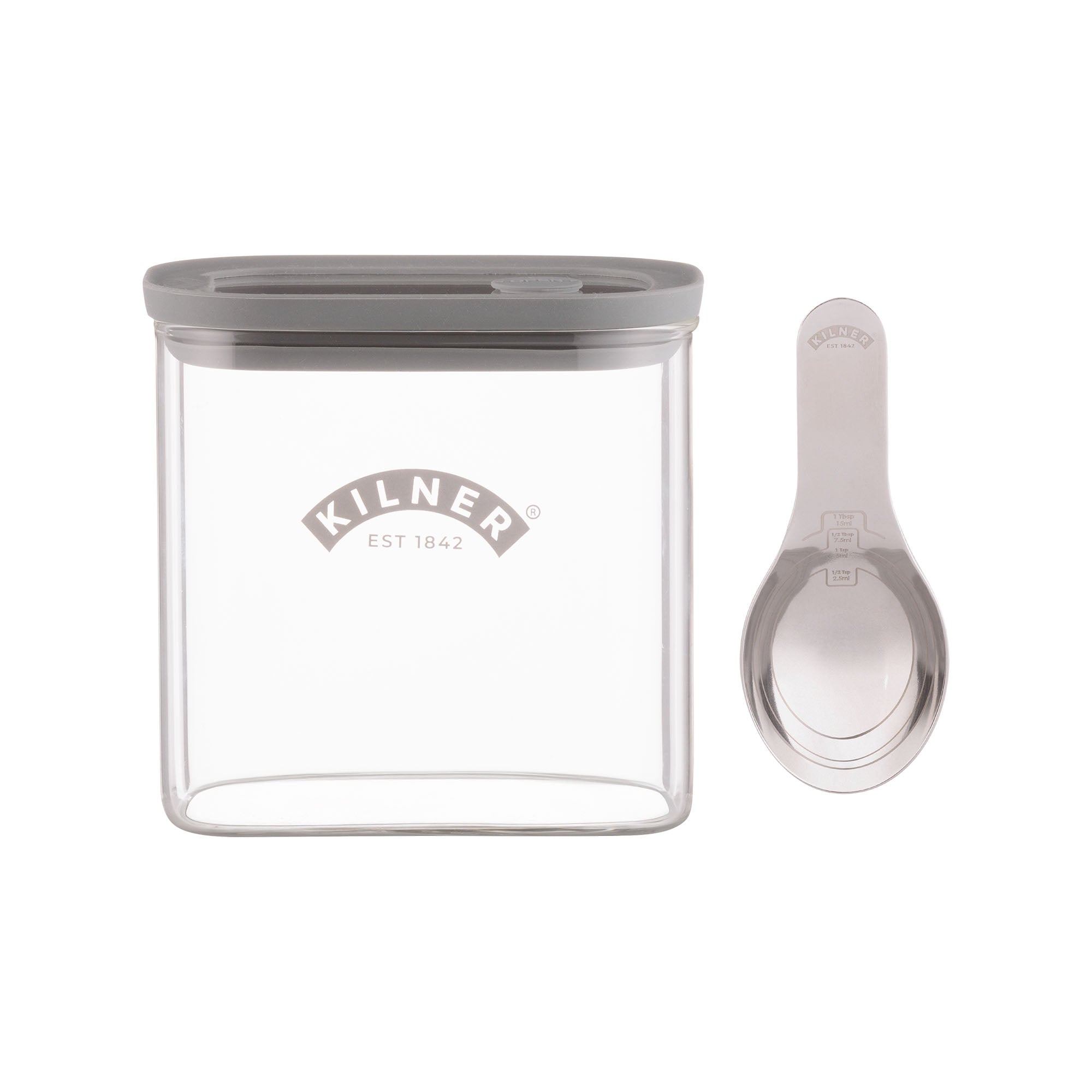 Fresh Storage Spice Jar with Spoon, 12 x 12 x 8cm / 700ml