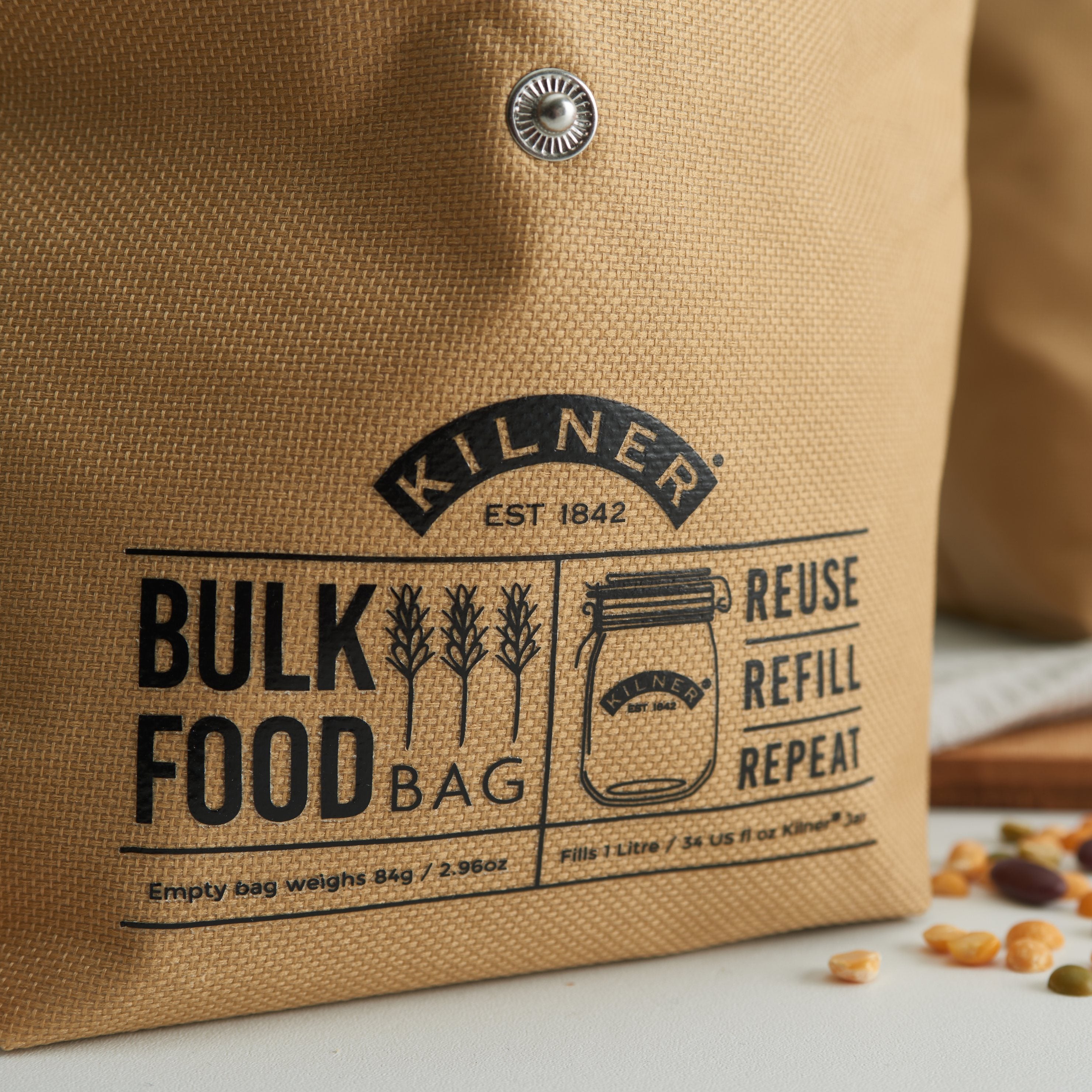 Small Bulk Food Shopping Bag, 1 Litre