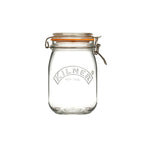 Round Clip Top Jar, 1 Litre